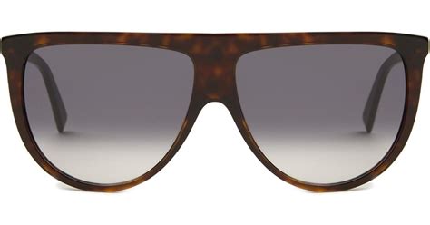 Celine D Frame Flat Top Sunglasses Lyst