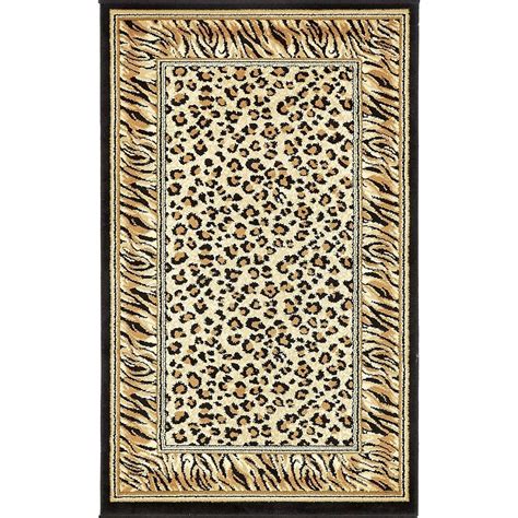 Unique Loom Cheetah Wildlife Modern Animal Print Area Rug Or Runner