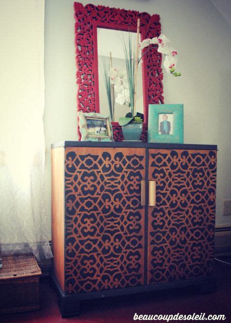 Wow, i can't believe i ever shopped for moroccan dresser elsewhere, cj 204 best images about Art of Stenciling on Pinterest ...