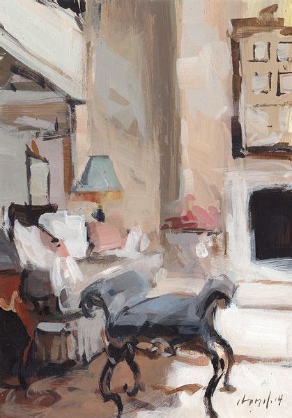 David Lloyd Artblog Paintings Of Interiors Interior Sketch Interior