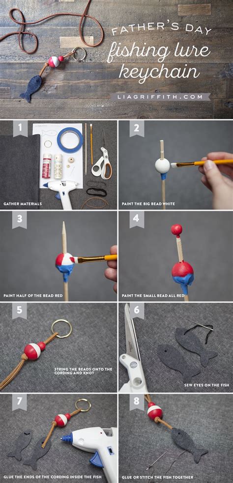 Thinking beyond the normal trinkets a nice fishing related gift is available. Fishing Bobber Keychain | Diy gifts for dad, Fishing gifts ...