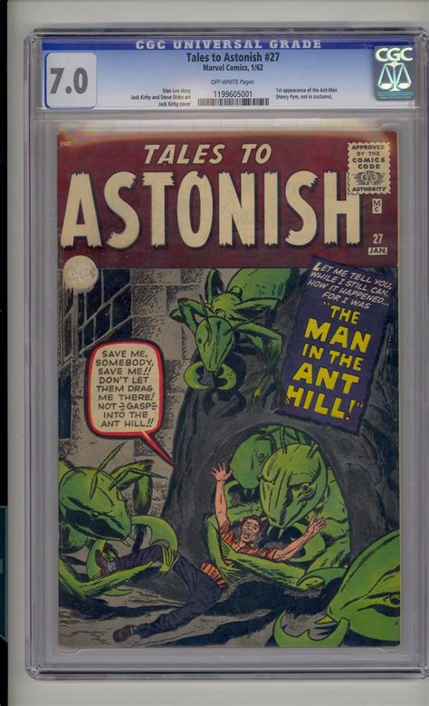 Rare Collectors Comics Tales To Astonish 27 Cgc 70 Fvf Ow Unrestored