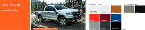Ford Ranger Paint Codes And Color Charts