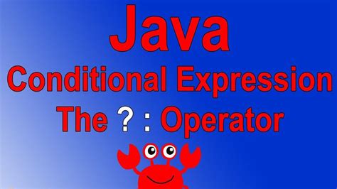 Java Programming Tutorial 20 Conditional Operators Youtube