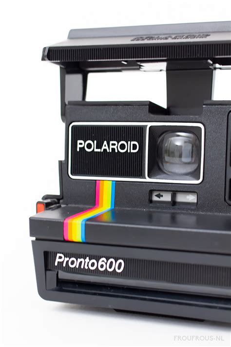 Polaroid photo frame isolated on white background. Polaroid Pronto 600 instant camera - Froufrou's
