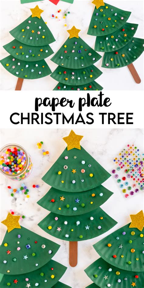 Paper Plate Christmas Tree In 2021 Christmas Tree Paper Craft