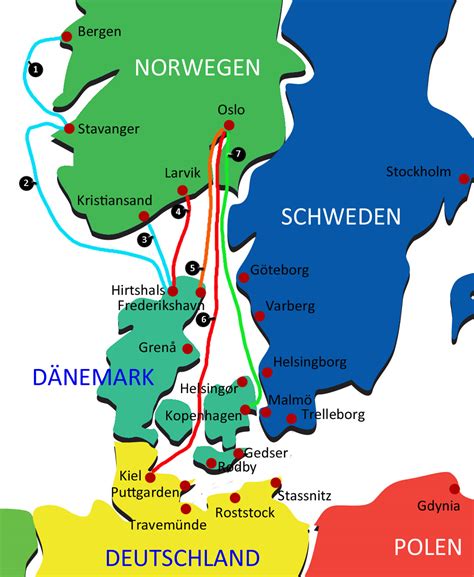 Genießen sie eine erholsame seereise per fähre von deutschland nach finnland. Anreise nach Norwegen. Fähre, Wohnmobil, Bus und Bahn ...