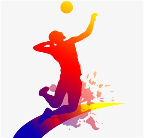 play volleyball png image people playing volleyball clipart ink marks stain png image for