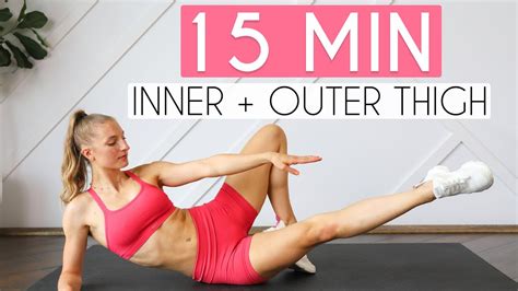 Min Thigh Workout No Equipment Tone Tighten Inner And Outer Thighs Youtube