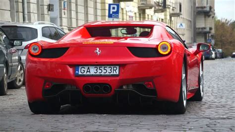 Ferrari with 4 exhaust pipes. FERRARI 458 SPIDER REV, LAUNCH CONTROL, ACCELERATION AND DRIFT WITH SPORT EXHAUST PIPES IN ...