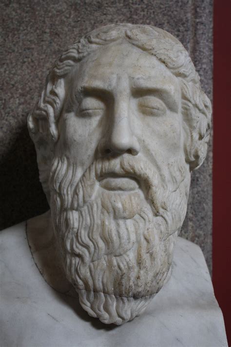 A 1st Century Ce Portrait Of The Greek Blind Poet Homer Celebrated