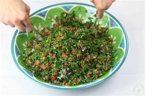Fresh And Light Authentic Lebanese Tabbouleh Colorful Recipes