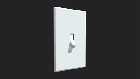 Simple Light Switch Download Free 3d Model By Carniceer 1f6d697