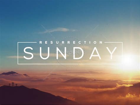 Resurrection Sunday Religious Powerpoint Clover Media