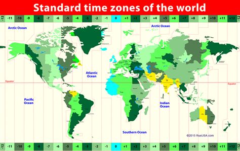 Foremost India Time Zone Map 2023 World Map Colored Continents