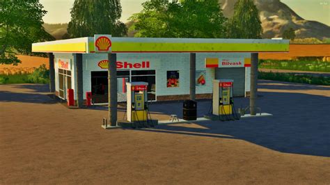 Fs19 Shell Fuel Station V11 Fs 19 Objects Mod Download
