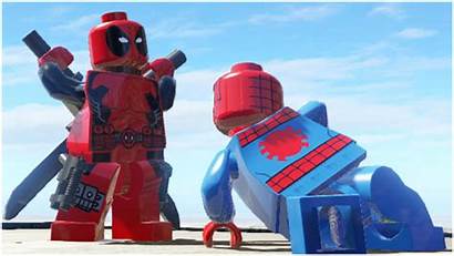 Spiderman Lego Deadpool Spider Wallpapers Marvel Heroes