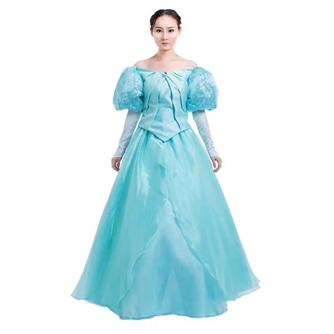 Mermaid Adult Dress Princess Green Gown Dress For Adult Cosplay Costume Tailor Made Cosplay