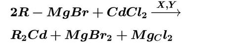 + cdcl2 = cds ↓ + 2hcl. Rmgx reaction with CdCl2 products - Brainly.in