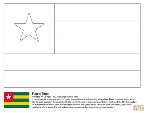 Wir waren mit unseren helis und dem cineflex system unterwegs und zeigen euch, was wir an. Flag of Togo coloring page | Free Printable Coloring Pages