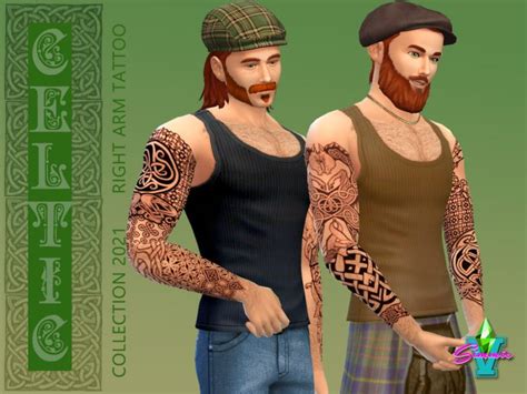 Simmiev Celtic Right Arm Tattoo The Sims 4 Catalog