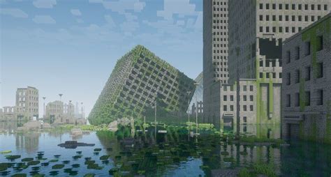 Take A Look At This Deserted Cityscape Made In Minecraft Game Acadmey