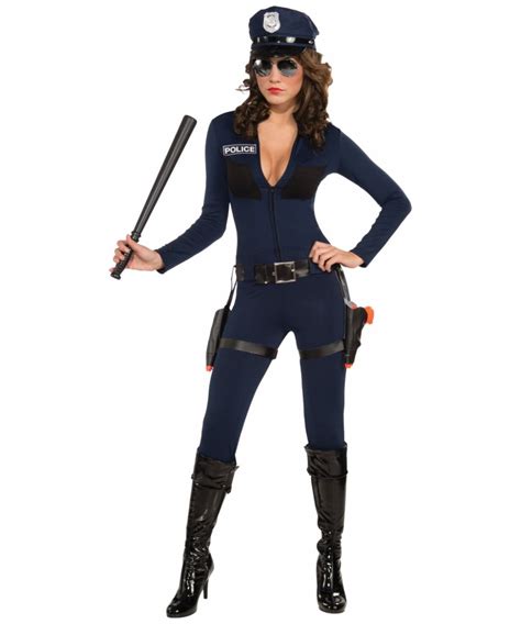 Adult Traffic Stopping Cop Police Officer Costume Women Costumes