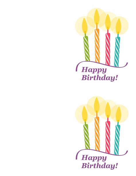 40 Free Birthday Card Templates Templatelab A Birthday Card Template