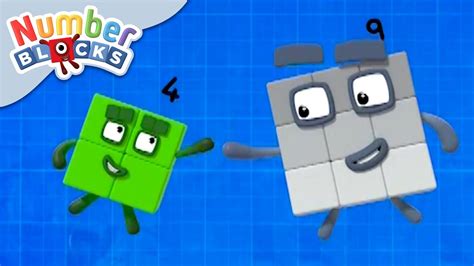 Numberblocks Square Shapes Learn To Count Youtube