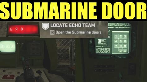 How To Open The Submarine Door Atomgrad Ep01 Mw2 Raid Guide Call