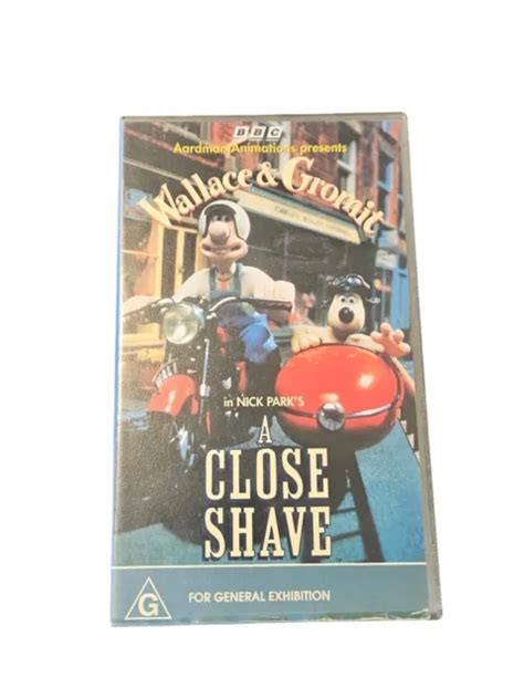 Wallace And Gromit A Close Shave Vhs Video Tape 1995 Bbc Vintage 893