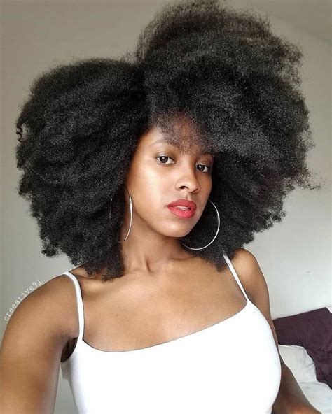 Afro Style For Natural Hair Wavy Side Parted Afro To Show Off Your