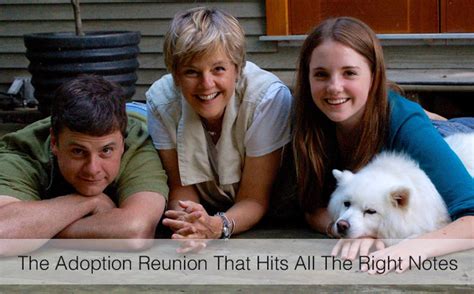 There was very little stigma about adoption, and it was common for children to be placed for adoption whenever their birth parents were unable to care for them and adoptive parents wanted a child. The Adoption Reunion That Hits All The Right Notes ...