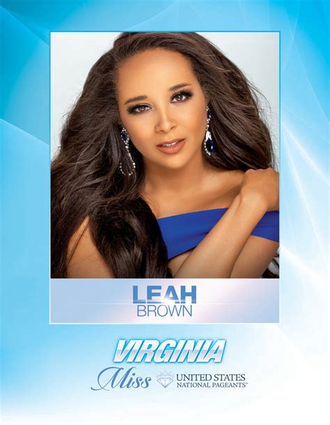 Leah Brown Miss Virginia United States 2022 United States National