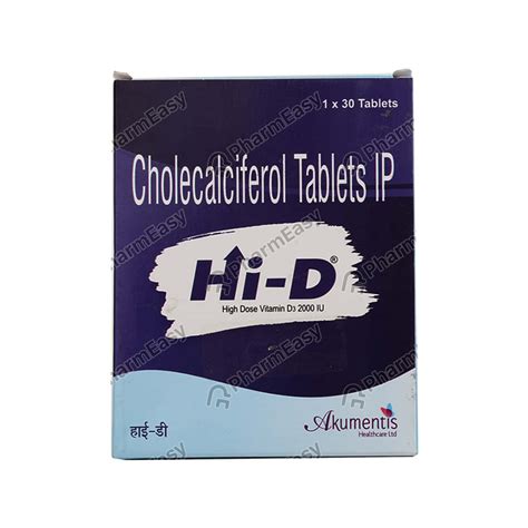 Hi D 2000 Iu Tablet 30 Uses Side Effects Dosage Composition