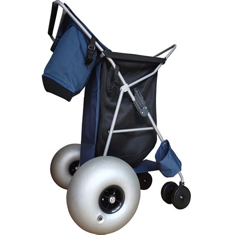Buy Crestwalker Heavy Duty Foldable Beach Cart With Big 12 Balloon