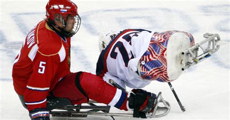 Us Beats Russia In Sochi Paralympics Hockey Final Cbs News
