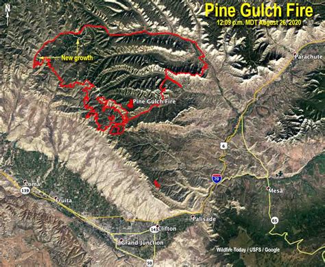 Pine Gulch Fire Could Become Largest In Colorado History Wildfire Today