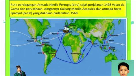 Peta Perjalanan Bangsa Eropa Ke Indonesia
