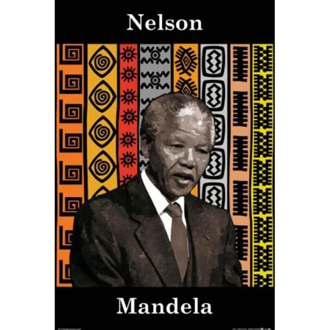 Nelson Mandela Poster Symbole De La Lutte Con Cdiscount Maison