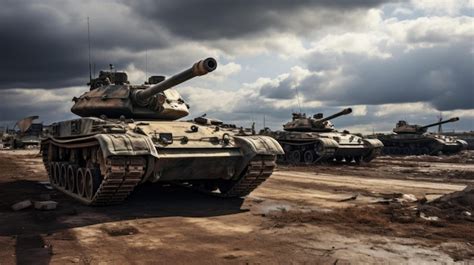 Premium Ai Image Tanks Palestine War