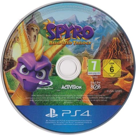 Spyro Reignited Trilogy 2018 Playstation 4 Box Cover Art Mobygames