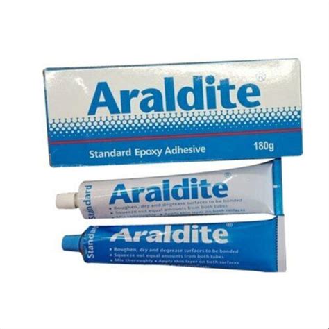 Araldite Standard Epoxy Adhesive 180g Glue Tubes Resin 100g Hardener