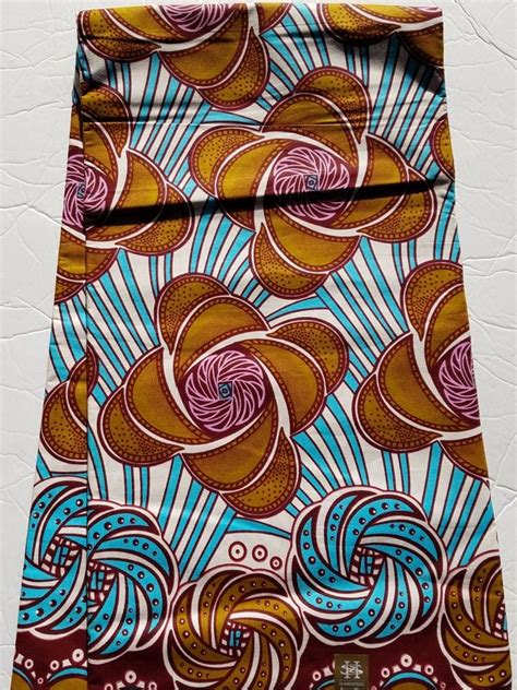 Tissu Africain Multicolore Tissu Dankara Vêtements Etsy