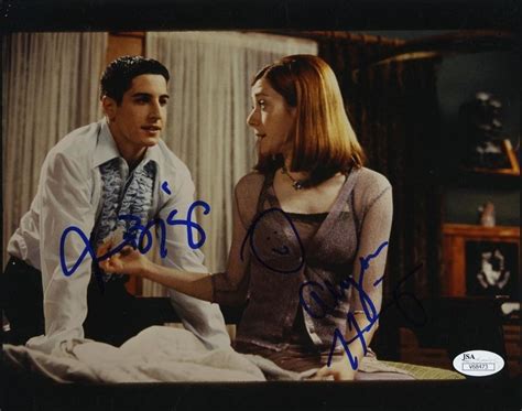 American Pie Cast Hannigan And Biggs Signed 8x10 Photo Certified