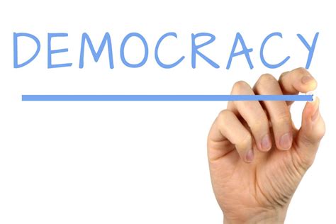 Democracy Free Of Charge Creative Commons Handwriting Image