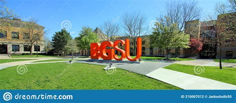 Bgsu Sign Bowling Green State University 6035 Editorial Photography