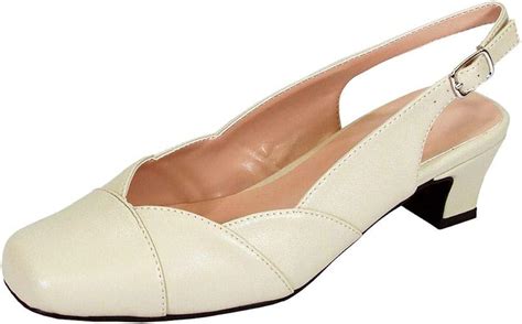 peerage eve women s wide width low heel dress slingback pumps amazon ca clothing shoes
