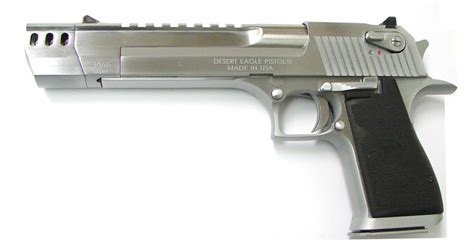 Magnum Research Desert Eagle 50 Ae Caliber Pistol Brushed Chrome