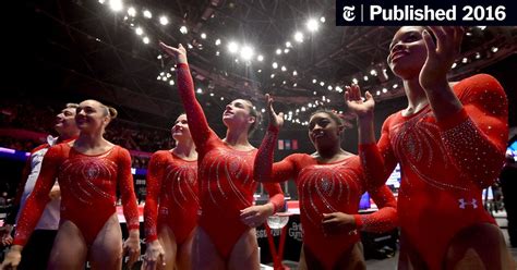 The Bedazzling Of The American Gymnast The New York Times